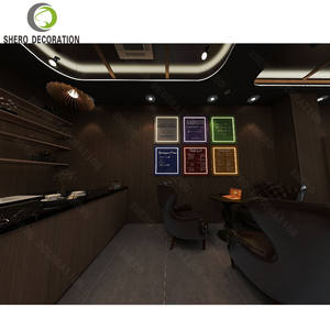 Humidor de Puros Personalizado <span class=keywords><strong>Color</strong></span> Cereza con Exhibición y Cajones de Madera de Cedro Español, <span class=keywords><strong>Vitrina</strong></span> para Tienda de Tabaco - Product Image 2