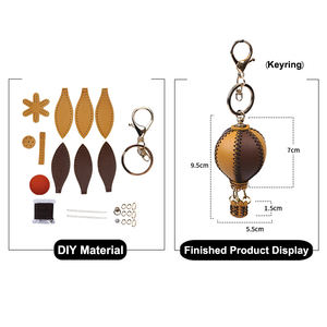 Porte-clés en cuir véritable pour ballons, porte-clés, lanière, cadeaux souvenirs, bricolage, fait à la main - Product Image 5
