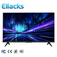 TV LED LCD Smart TV Android 4K UHD WiFi BT T2 Tanpa Bingkai Layar Datar untuk Rumah dan Hotel Ukuran 32 43 50 55 65 75 85 Inch