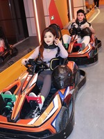 Kart de Carreras Comercial de Lujo para Adultos y Adolescentes, Monoplaza, Eléctrico, 900W, con Batería de Litio Ferrofosfato