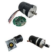 Moteur CC à balais ou sans balais de haute qualité à bon prix, taille 30mm-130mm, puissance 10w-2000w / Moteur CC électrique à engrenages 24v 12v 36v 48v 220v