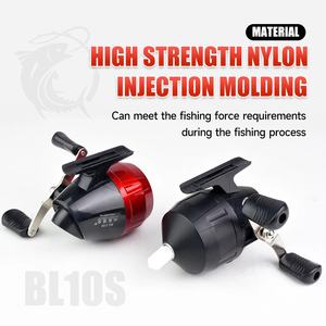 BL10S rouge/noir Portable fronde filature moulinet de pêche fermé tir moulinet de pêche adapté à la chasse en plein air - Product Image 3