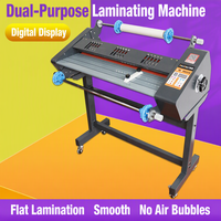 Laminateur FM-650 à double usage pour la plastification à chaud et à froid des étiquettes en cristal, livré avec un support, largeur de plastification 635 cm, fabriqué en Chine
