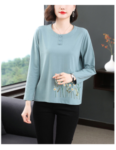 T-shirt à manches longues pour femme <span class=keywords><strong>VVV</strong></span> AL5745-21.9-PDD, tendance populaire, décontracté et à la mode, super accrocheur - Product Image 3