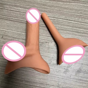 3-in-1 siliconen dildo prothese packer voor transgenderen, STP voor FTM, G-spot stimulator, grote penis. - Product Image 1