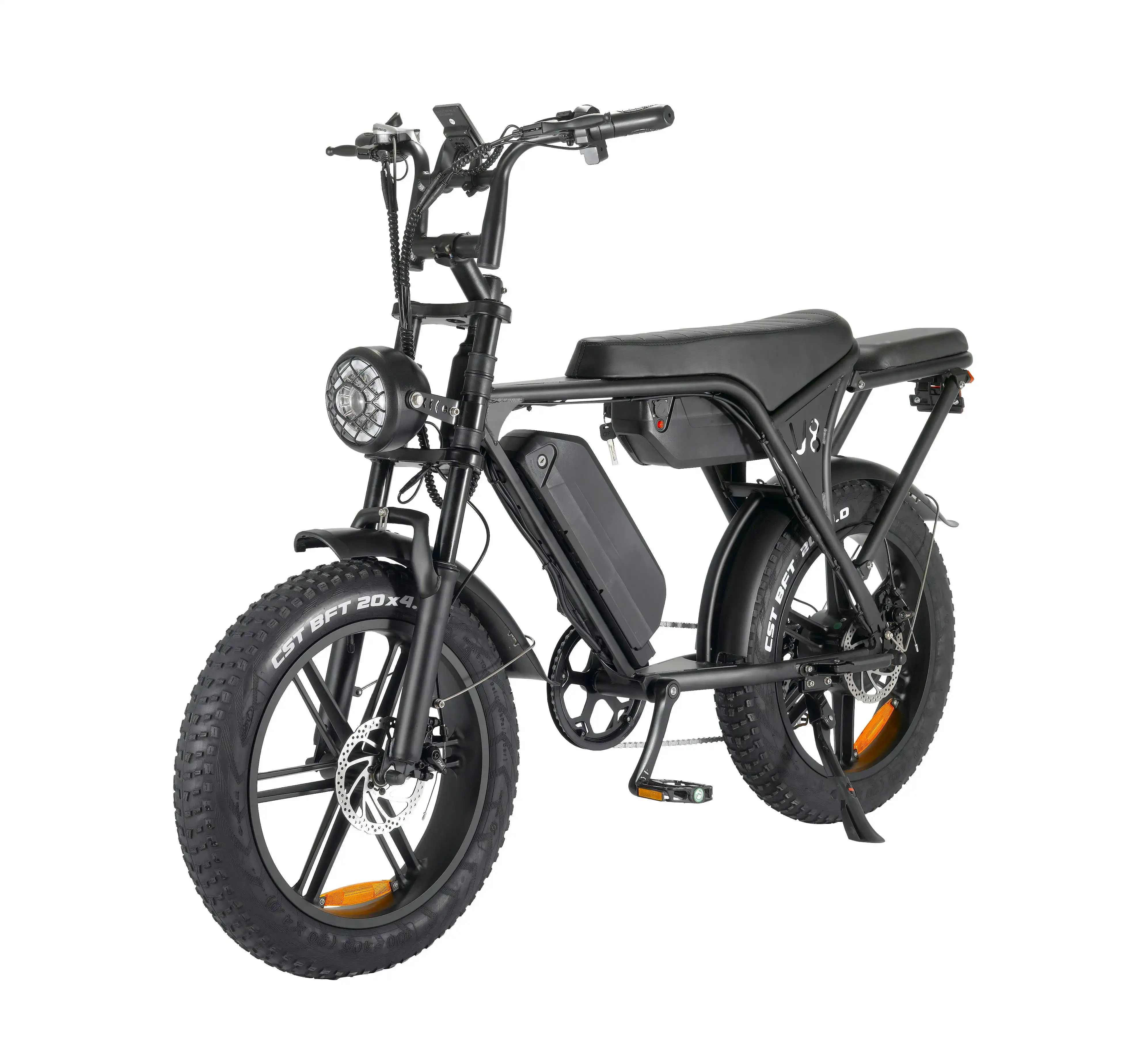 Vélo tout-terrain électrique de 30Ah, vélo hybride de 250W et 1000W, vélo de ville électrique avec frein à huile, OUXI V8, stock EU USA