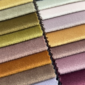 Tissu en velours 100% polyester, doux au toucher, respirant, tissé mat, uni, couleur unie, pour ameublement de canapé - Product Image 2