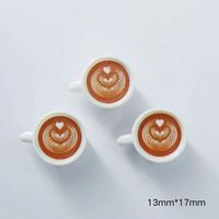 Bricolage Art Résine Accessoires Écologique Bijoux De Noël Simulation Fleur Tasse À Café Cartoon Téléphone Shell Ménage Décorations