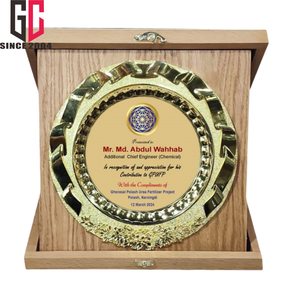 15 ans d'usine prix en métal personnalisé plaques en bois verticales avec boîte - Product Image 6