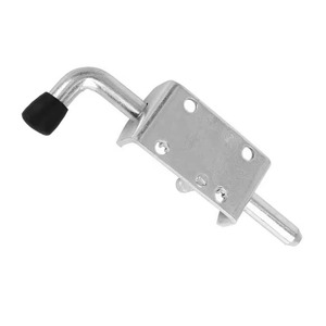 Loquet à ressort en acier au carbone pour porte <span class=keywords><strong>de</strong></span> placard, charnière <span class=keywords><strong>de</strong></span> porte, loquet à broche à ressort pour abri <span class=keywords><strong>de</strong></span> jardin, quincaillerie domestique - Product Image 5