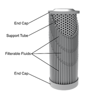 Filtre hydraulique pour système de fluides de tracteur agricole, grande capacité de retention de saletés A222100000353 A222100000354