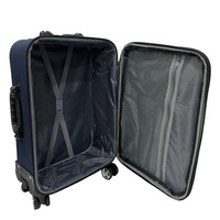 Ensemble de 3 valises de voyage à roulettes en nylon imperméable, 4 roues, unisexe, vente en gros à prix réduit