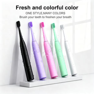 מברשת שיניים חשמלית נטענת K3 טרנד חדש 2025, זיפים רכים למבוגרים, 3 מצבים, זוג מברשות שיניים חשמליות סוניקות - Product Image 6