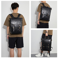 Mochila SEWAFOX para hombre, mochila para computadora para viajes de negocios, mochila retro para viajes de ocio