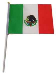Banderas de Mano Ajustables Antiarrugas con Logotipo Personalizado QM, 14*21cm, Poliéster, Símbolo Nacional para Ceremonias y Celebraciones - Product Image 2