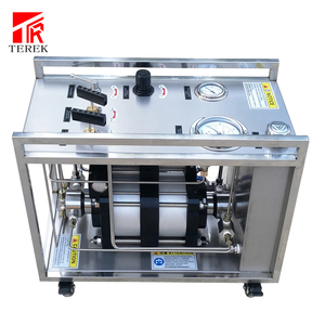 TEREK Testeur de pression hydrostatique pneumatique à double tête d'air à double action pour système de pompage, construction en acier inoxydable et aluminium - Product Image 5