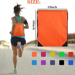 <b>Drawstring</b> <b>Backpack</b> Bags Sport Storage Polyester Bag <b>Drawstring</b> Gym Bag - Product Image 2