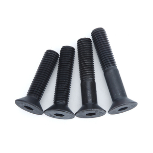 <b>Flat</b> Head <b>Screw</b> 304 Stainless Steel Metric 10 mm Cap Diameter Standard Thread Class 8.8 Plain Finish - Product Image 2