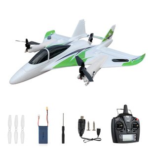 HOT HOSHI W500 FPV Aereo RC 3D 6CH / Drone RC 6G Eob Brushless con Giroscopio a 6 Assi, Aliante Acrobatico, Giocattolo Aereo ad Ala Fissa - Product Image 3