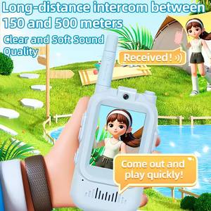 Talkie-walkie vidéo pour enfants, jouets bidirectionnels <span class=keywords><strong>longue</strong></span> <span class=keywords><strong>portée</strong></span>, effets vocaux, <span class=keywords><strong>interphone</strong></span> <span class=keywords><strong>sans</strong></span> <span class=keywords><strong>fil</strong></span>, meilleurs cadeaux de Noël et d'anniversaire pour les garçons et les filles - Product Image 4
