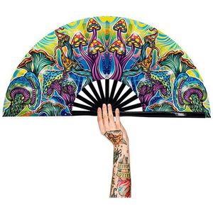 Ventilador de Mano Plegable de Plástico de 11 Pulgadas, Hecho a Mano, Duradero, de Primera Calidad, Fácil de Llevar, Personalizado - Product Image 6