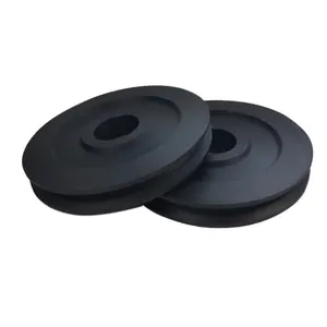 Haute qualité industrielle En Nylon poulie pivotante 3 pouces mc noir roues de poulie en nylon