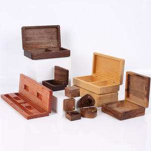 Artesanías de Madera de Nogal Negro con Mecanizado CNC Personalizado, Grabado y Perforación Láser de Alta Precisión para Regalos Corporativos de Lujo y Decoración - Product Image 6