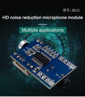 Module de microphone HD JRL21 avec réduction de bruit pour composant audio haute définition essentiel pour haut-parleurs de haute qualité