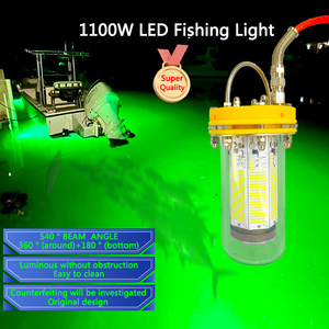 Luz <span class=keywords><strong>de</strong></span> pesca verde Led 1100W 8 Side Glow Plus Resplandor inferior luces <span class=keywords><strong>de</strong></span> pesca a prueba <span class=keywords><strong>de</strong></span> agua luces <span class=keywords><strong>de</strong></span> pesca luminosas fluorescentes nocturnas - Product Image 5