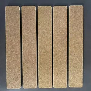 2022 hot sale professional golden color 80/100/120/180 nail file for acrylic nails