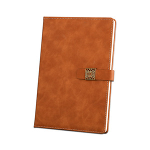 2025 New Window <strong>Pattern</strong> Buckle PU Leather <strong>Notebook</strong> Customized Logo Enterprise Promotion Office <strong>Notebook</strong> Wholesale - Product Image 6