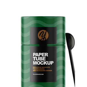 Emballage sur compléments alimentaires tube en papier <span class=keywords><strong>blanc</strong></span> pour compléments alimentaires pour animaux grains de cafe epices - Product Image 6