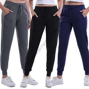 Pantalon de jogging pour femmes, vêtement de fitness, de gymnastique et de tous les jours, en coton respirant, fourniture en gros, pantalon de jogging pour femmes de qualité supérieure avec poches - Product Image 3