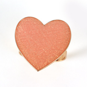 Neue Valentinstag Metall beschichtung Rosa Liebe Herz Servietten ring Hotel Tisch Western Restaurant Servietten schnalle Großhandel - Product Image 4