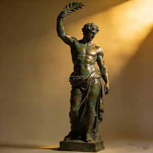 Statua di <span class=keywords><strong>Apollo</strong></span> in Bronzo su Larga Scala Personalizzata, <span class=keywords><strong>Scultura</strong></span> Paesaggistica per Esterni per Progetti di Chiese e Giardini - Product Image 2
