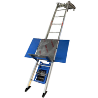 Monte-charge hydraulique pour panneaux solaires électriques 25M, capacité 200kg, pour installation sur toiture, en acier et alliage d'aluminium