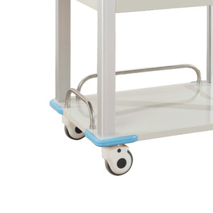 Chariot médical RT-069 746x582x999mm en aluminium et acier, simple niveau, pour soins infirmiers et traitement - Product Image 1