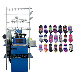 China Supplier High Speed Computerized Automatic Sock Knitting Machine Socks Manufacture Machine