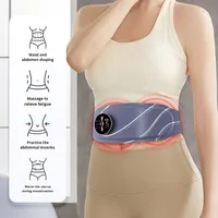 Portable Intelligent Pulse Chaleur Compresse Abdominale et Taille Ceinture De Massage Réducteur De Graisse Façonner Chaud Palais Ceinture De Massage 2000mAh