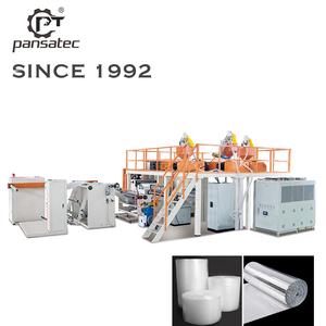 Pansatec <span class=keywords><strong>EPE</strong></span> bọt nhựa máy đùn để làm túi bọc màng bong bóng cho <span class=keywords><strong>PE</strong></span> HDPE LLDPE tấm động cơ PLC lõi - Product Image 1