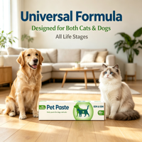 Complément alimentaire quotidien en pâte pour animaux de compagnie, marque privée OEM, pour chiens et chats, naturel, toutes races.