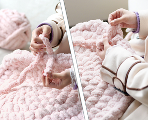 โบเจย์ ขายส่งไหมพรมกำมะหยี่เนื้อนุ่ม หนา ขนาดจัมโบ้ สำหรับถักมือ 100% โพลีเอสเตอร์ ไหมพรมเชนิลล์เส้นใหญ่ สำหรับถักผ้าพันคอ - Product Image 5