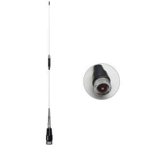 เสาอากาศวิทยุสมัครเล่นแบบสองย่านความถี่ VHF/UHF 144/430MHz สำหรับติดตั้งบนยานพาหนะ พร้อมขั้วต่อ PL259 สำหรับใช้ในรถยนต์ - Product Image 1