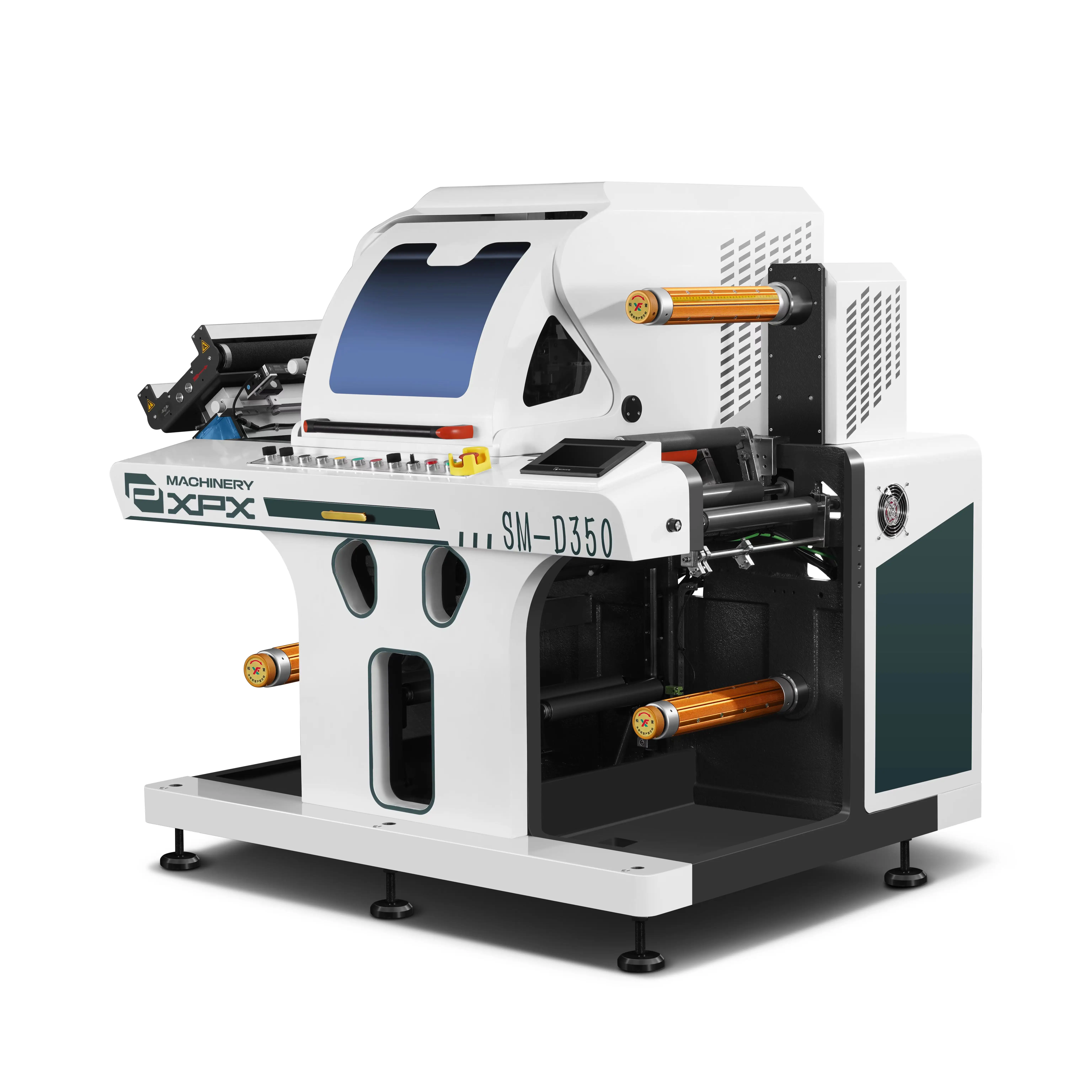 XPX SM-D350 mesin pemotong die digital, mesin pemotong die digital mudah dioperasikan dengan kamera ccd untuk beralih pesanan berikutnya secara otomatis