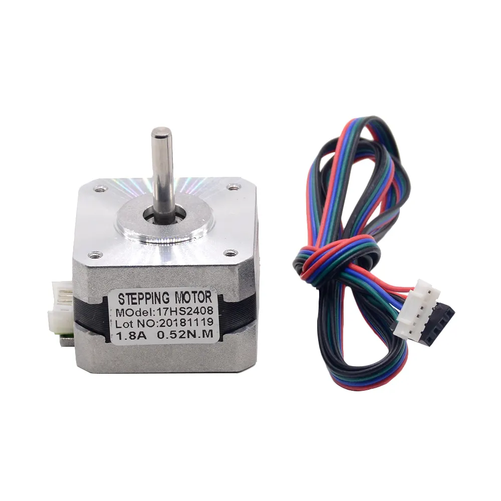 Motor de passo sdpicol1pc, motor de passo 42 para impressora 3d, eixo redondo 4-chumbo nema 17 42bygh 0.6a checnc e motor para impressora 3d