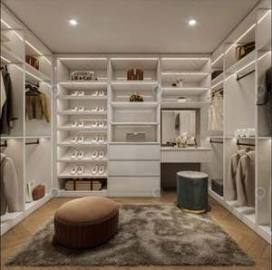 Armoires sur mesure de style moderne, de haute qualité, en bois massif et en MDF, armoires intérieures, placards, armoires encastrées - Product Image 6