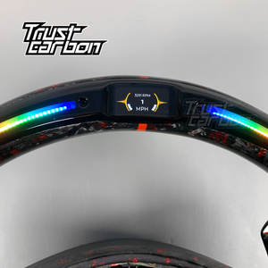 <span class=keywords><strong>Volant</strong></span> sport en fibre de carbone personnalisé avec écran LED intelligent pour Mercedes-Benz W204 W212 2011-2015 CLA GLA C63 CLS63 <span class=keywords><strong>AMG</strong></span> - Product Image 5