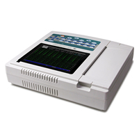 Moniteur ECG portable CONTEC ECG1200G, machine de télémétrie ECG/EKG basée sur PC, moniteur cardiaque 12 canaux