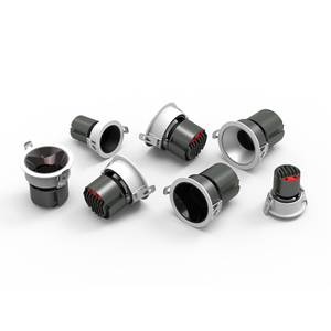 Hiện đại Trần Spotlight trắng đen nhôm 10W <span class=keywords><strong>20W</strong></span> có thể điều chỉnh Anti-Glare <span class=keywords><strong>LED</strong></span> lõm Spotlight - Product Image 2