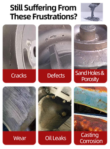 Deux composants 7:1 160 ℃ résine époxy résistante aux basses températures Super réparation mastic AB pâte pour la réparation des métaux - Product Image 6